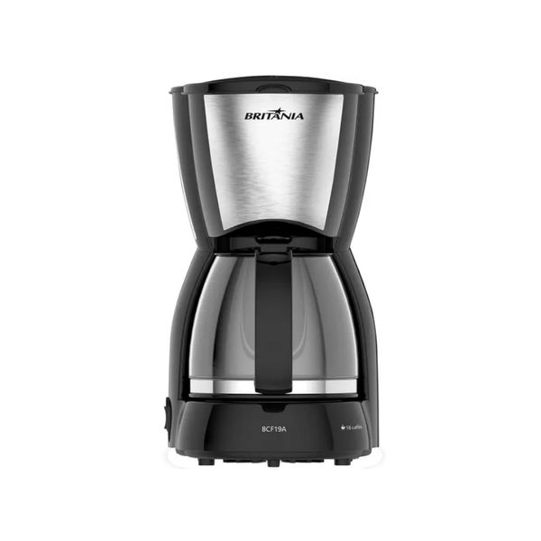 Cafeteira Eletrica BRITANIA Xicaras Preta 720ml 127V